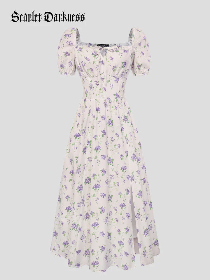 JOSETTE™ - Provence Slit Party Sundress
