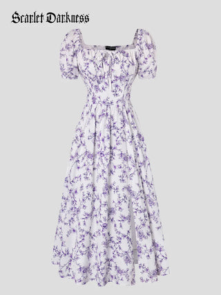 JOSETTE™ - Provence Slit Party Sundress