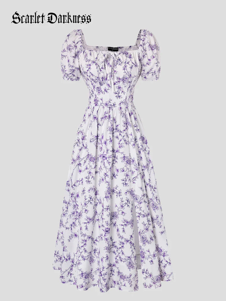 JOSETTE™ - Provence Slit Party Sundress