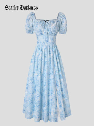 JOSETTE™ - Provence Slit Party Sundress