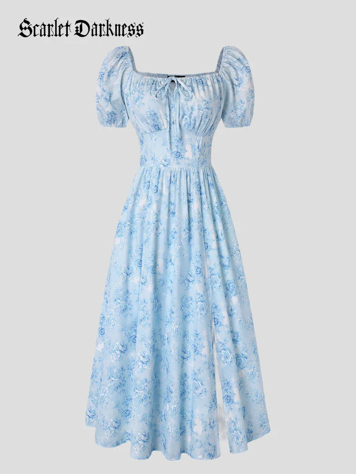 JOSETTE™ - Provence Slit Party Sundress