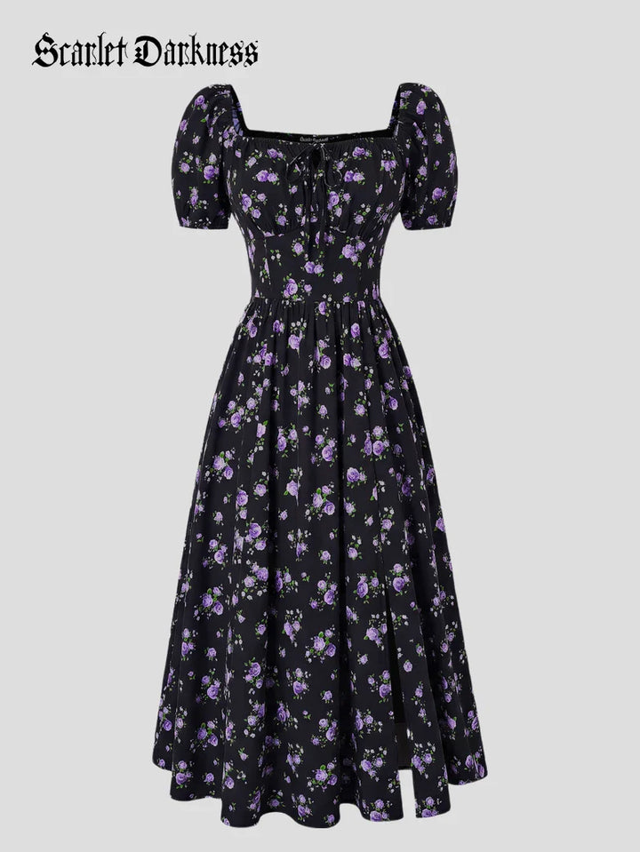 JOSETTE™ - Provence Slit Party Sundress