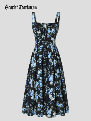 PERRINE™ - Summer Floral Milkmaid Dress