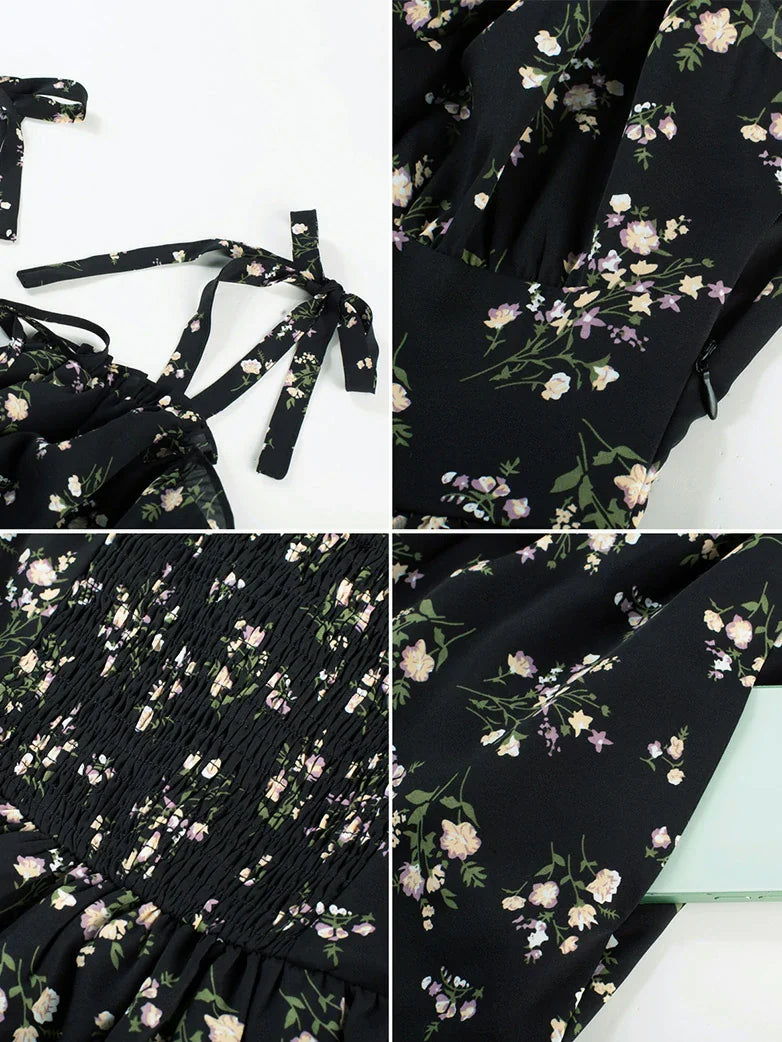 MIREILLE™ - Ditsy Floral Fitted Dress