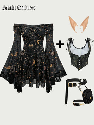 BRIGITTE™ - Gothic Fantasy Costume Gown