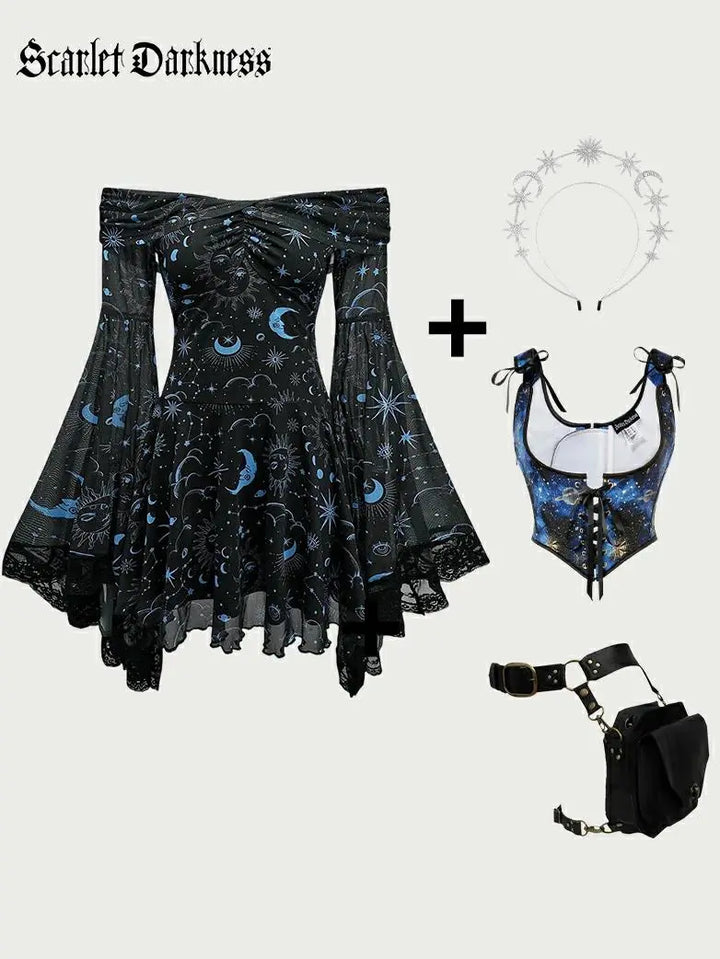 BRIGITTE™ - Gothic Fantasy Costume Gown