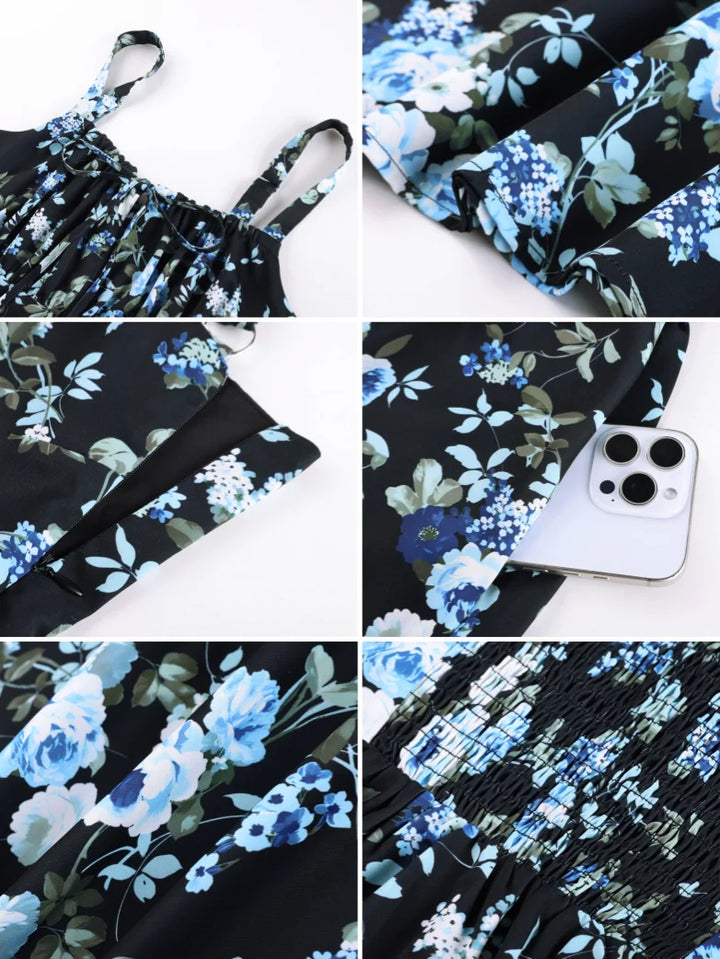 PERRINE™ - Summer Floral Milkmaid Dress