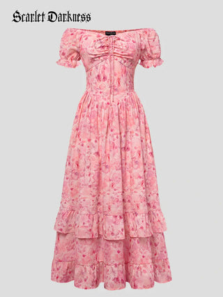 SEVERINE™ - Off-Shoulder Floral Pocket Sundress