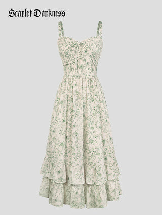 EMELINE™ - Renaissance Chiffon Pocket Dress