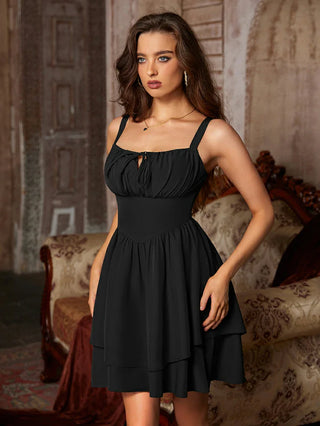 BERTHE™ - Summer Floral Puffy Corset Dress