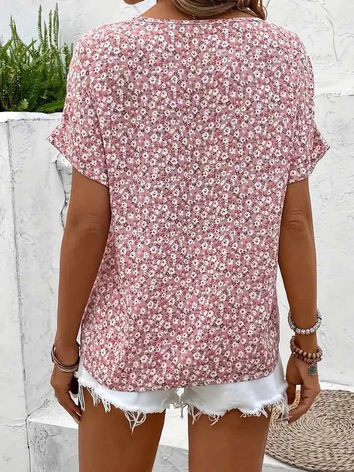 WOLENA - Wildflower Notch Blouse
