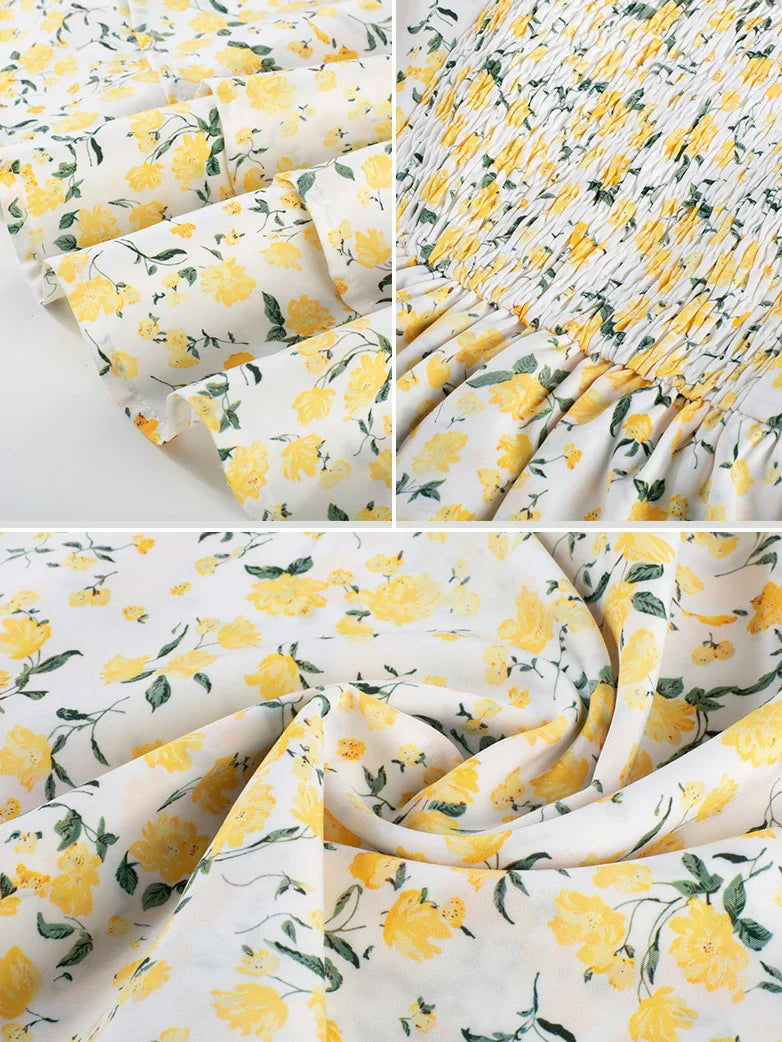 MIREILLE™ - Ditsy Floral Fitted Dress