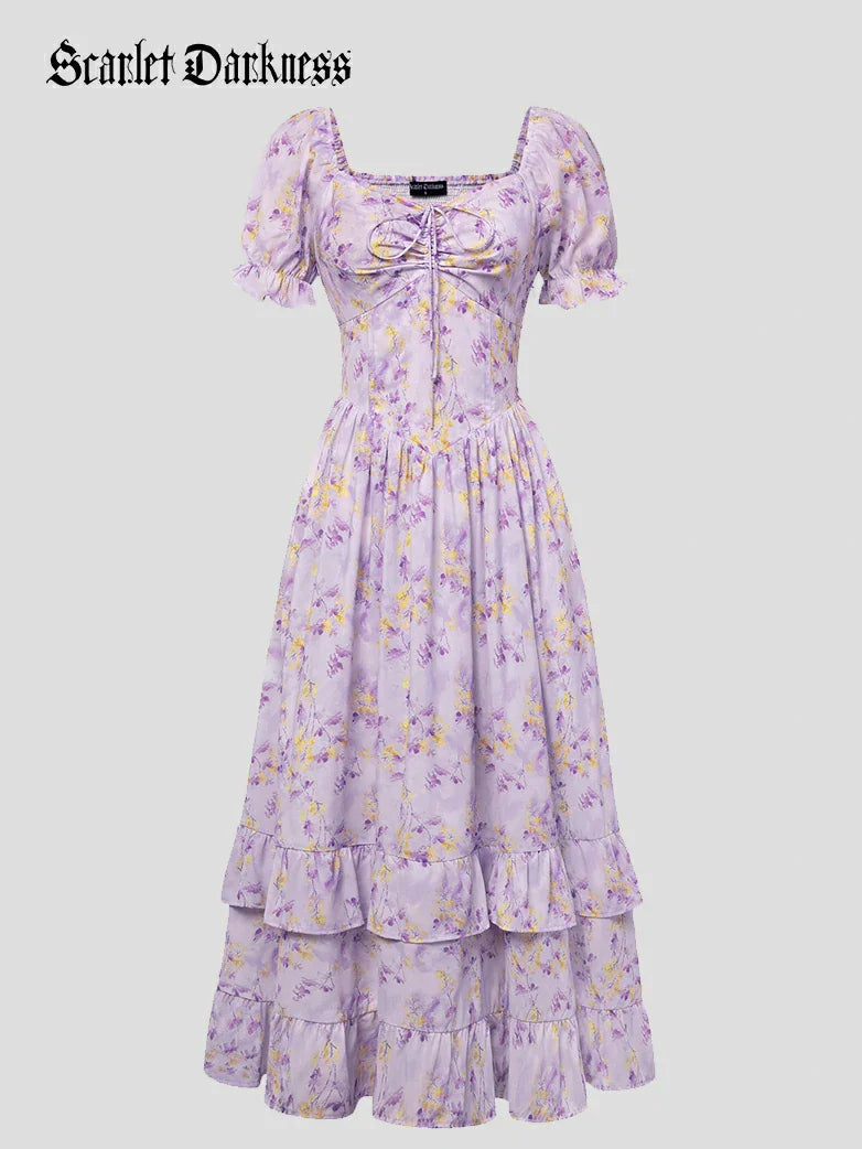 SEVERINE™ - Off-Shoulder Floral Pocket Sundress