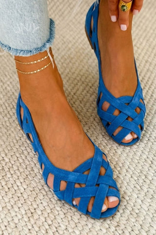 ELODIE™ - Woven Colour Slide Sandals