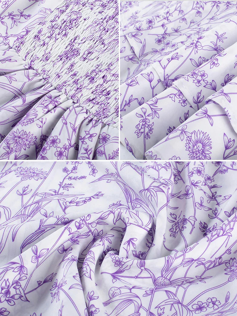 MIREILLE™ - Ditsy Floral Fitted Dress