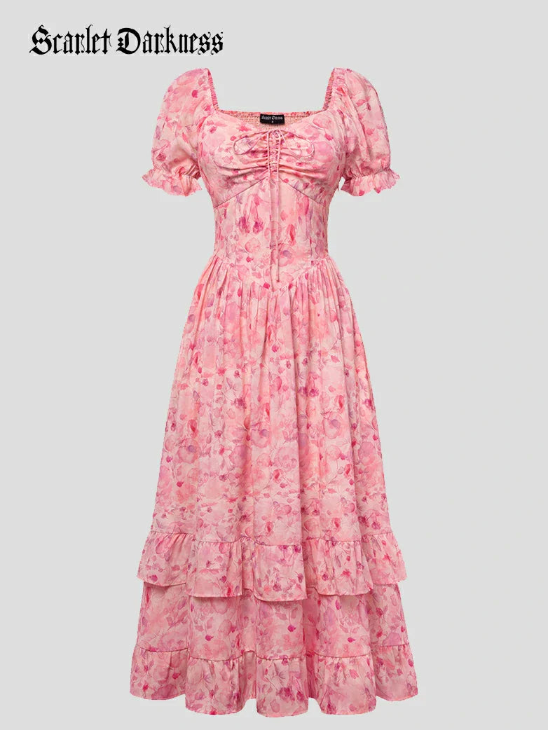 SEVERINE™ - Off-Shoulder Floral Pocket Sundress