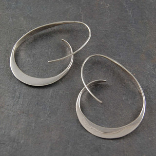 Iris | Open Spiral Drop Earrings