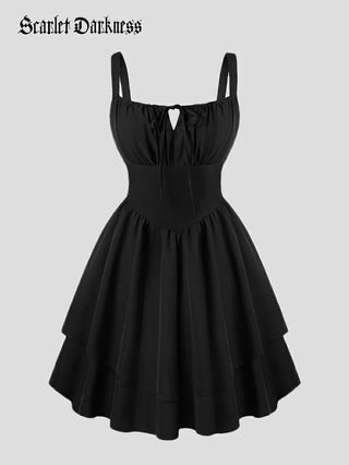 BERTHE™ - Summer Floral Puffy Corset Dress