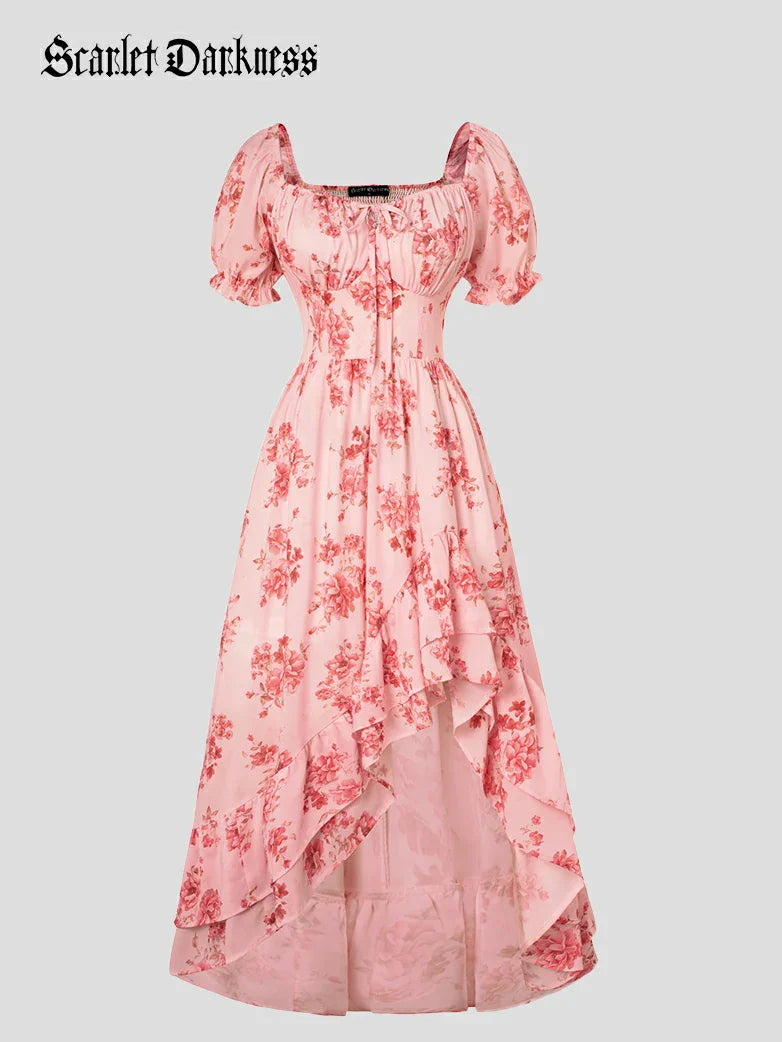 RAPHAELLE™ - Victorian Puff-Sleeve Wedding Dress