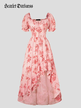 RAPHAELLE™ - Victorian Puff-Sleeve Wedding Dress