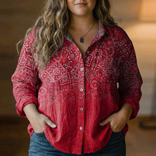 Posy | Bohemian Pattern Vintage Blouse