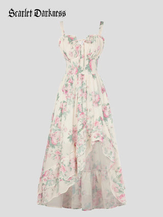 NADINE™ - Chiffon High-Low Wedding Guest Dress