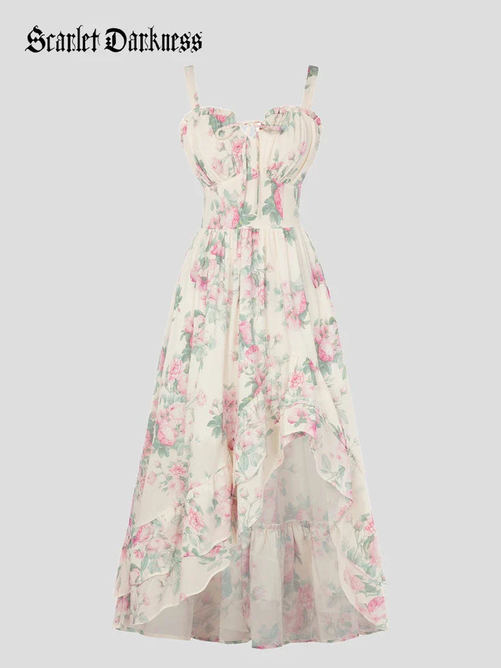 NADINE™ - Chiffon High-Low Wedding Guest Dress