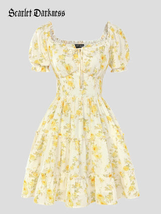 PASCALE™ - Victorian Summer Floral Dress