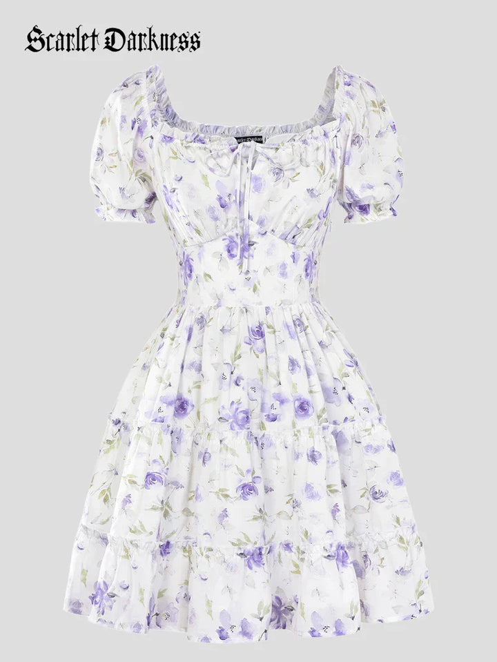 PASCALE™ - Victorian Summer Floral Dress