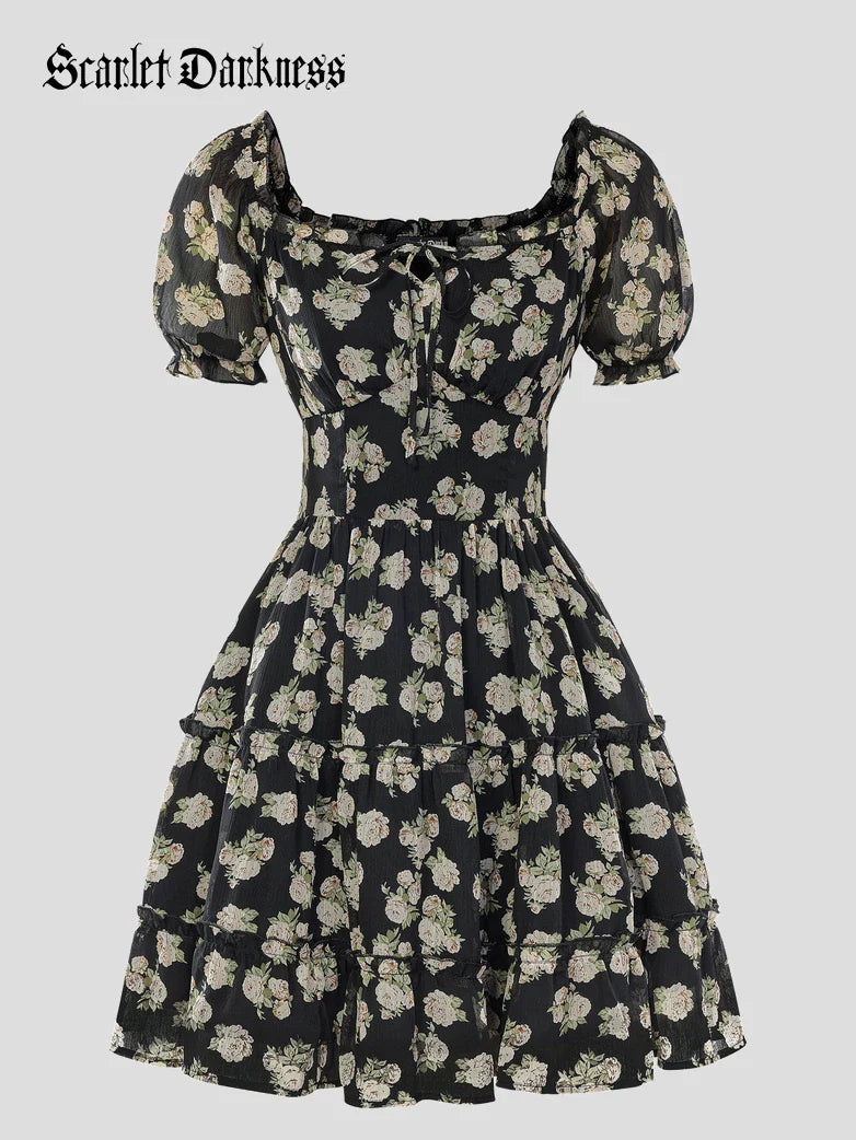 PASCALE™ - Victorian Summer Floral Dress