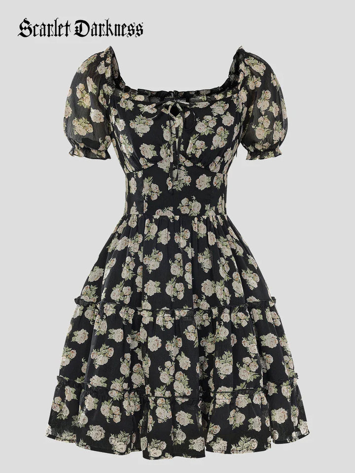 PASCALE™ - Victorian Summer Floral Dress