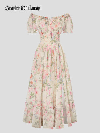 CLARISSE™ - Garden Tea Party Floral Dress