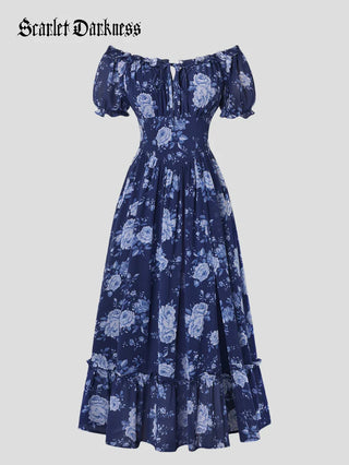 CLARISSE™ - Garden Tea Party Floral Dress