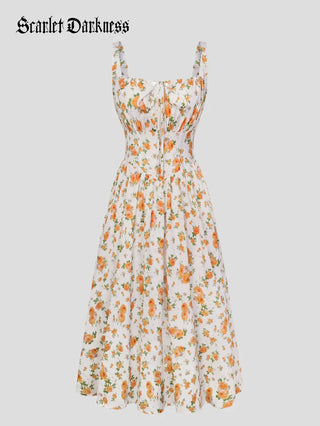 CLEMENTINE™ - Floral Milkmaid Sundress