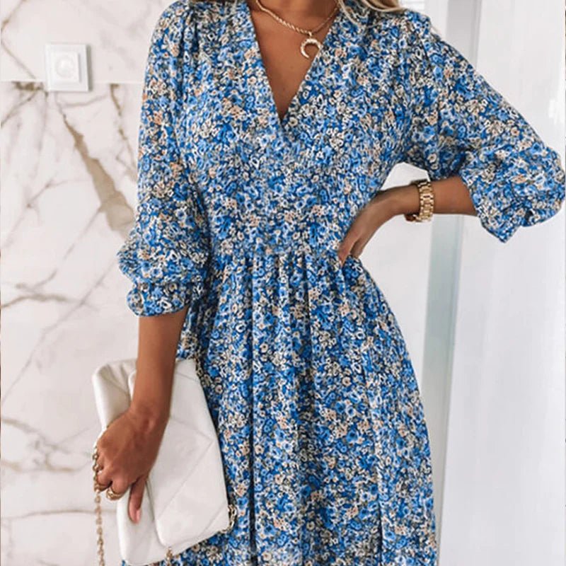 Wren™ - Elegant Floral Dress