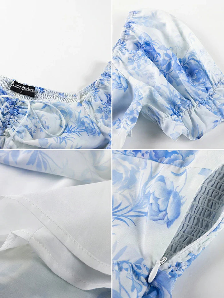 SEVERINE™ - Off-Shoulder Floral Pocket Sundress