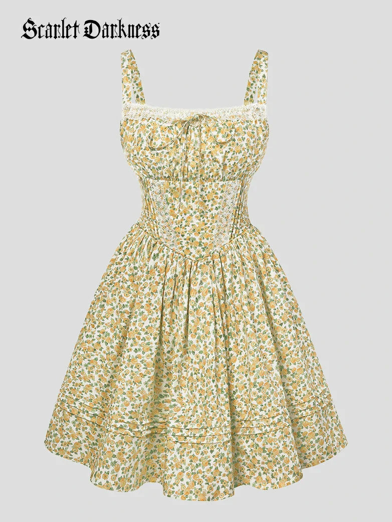HORTENSE™ - Victorian Puffy Corset Sundress