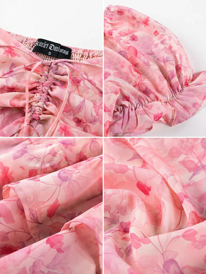 SEVERINE™ - Off-Shoulder Floral Pocket Sundress