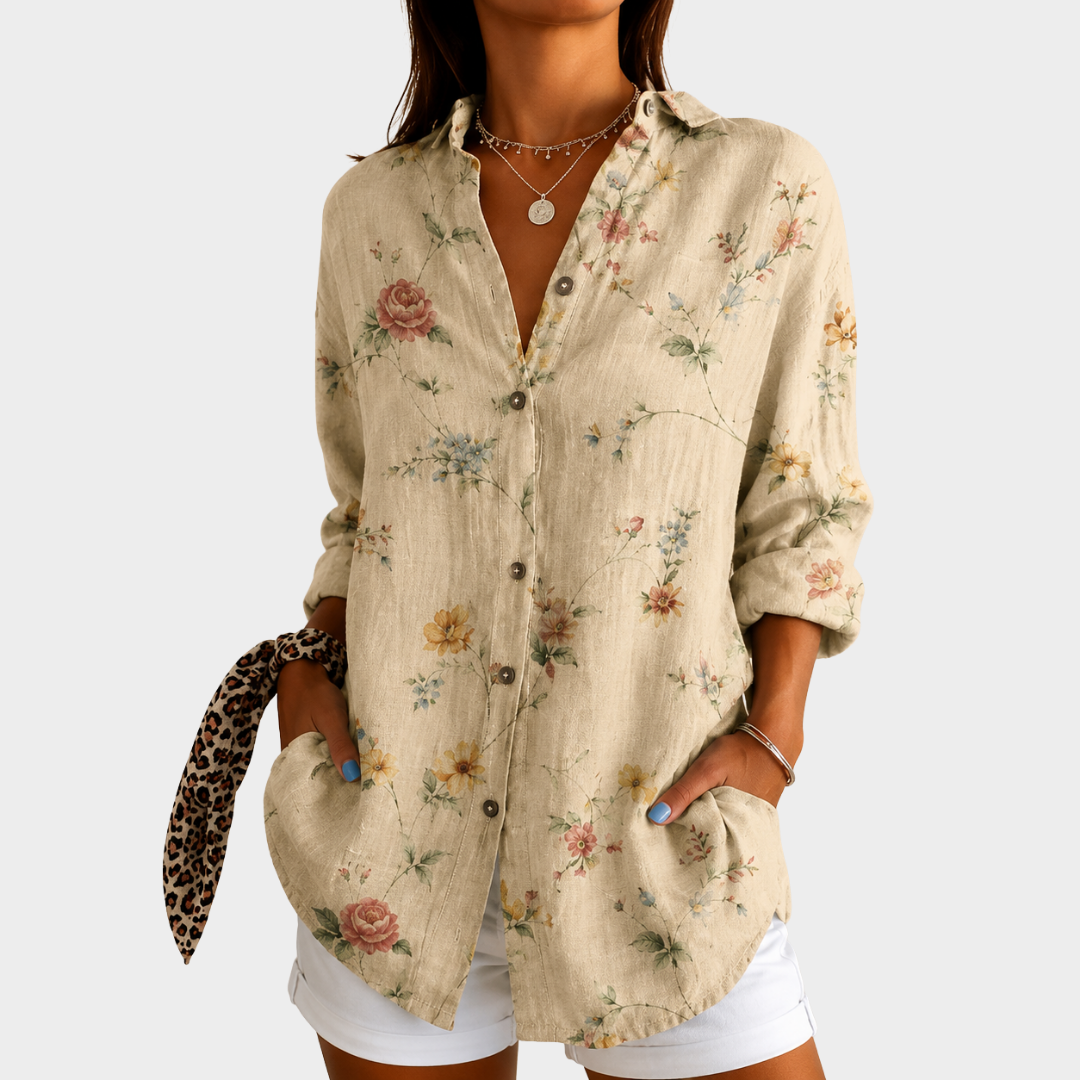 ANGELINE | Meadow Whisper Blouse