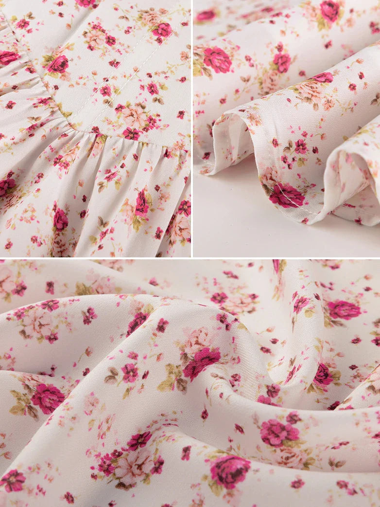 Victoria Corset floral A-Line Dress for Vacation