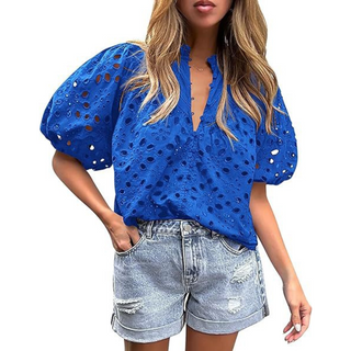 MAYUMI™ – Elegant Chic Puff Sleeve Long Sleeve Top