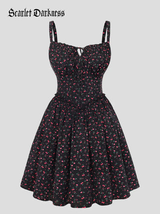 ROSELINE™ - Victorian Floral Corset Dress