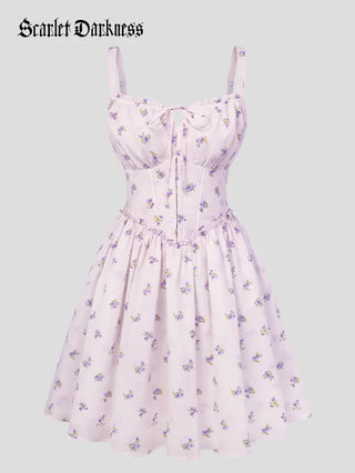 ROSELINE™ - Victorian Floral Corset Dress