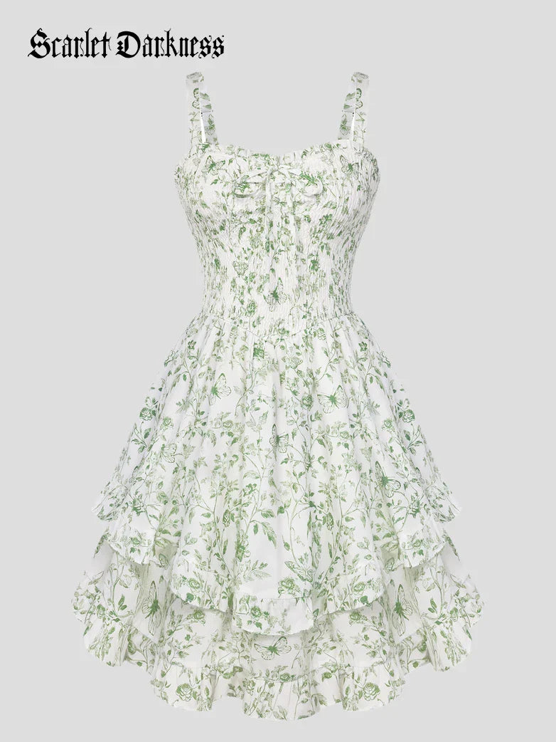 FABIENNE™ - Spring Tea Party Milkmaid Dress
