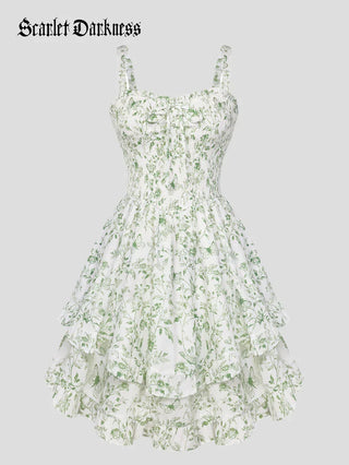 FABIENNE™ - Spring Tea Party Milkmaid Dress