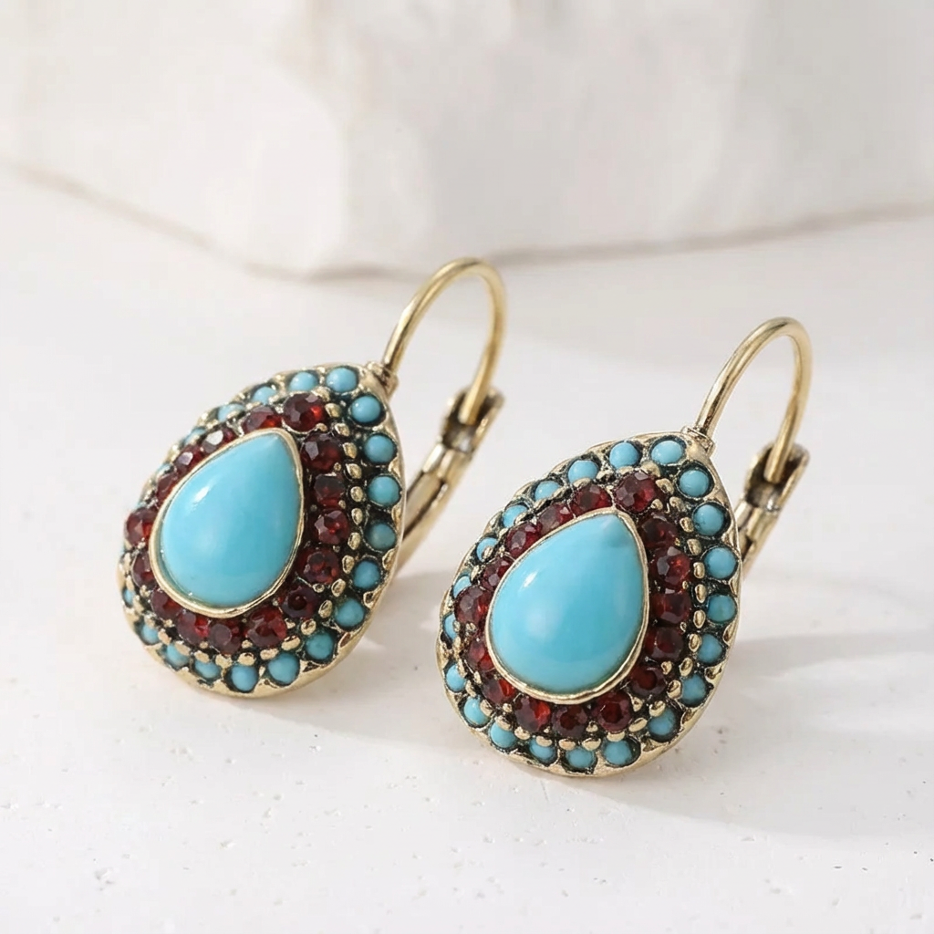 ESMERALDA - Crystal Teardrop Earrings