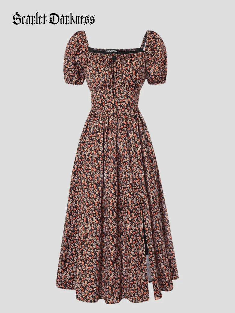 JOSETTE™ - Provence Slit Party Sundress