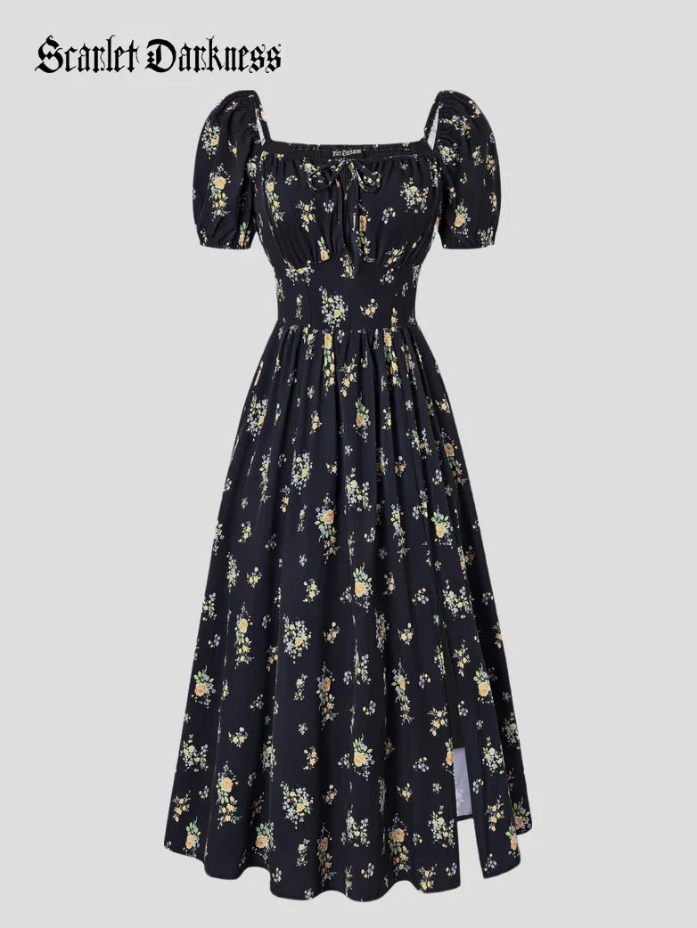 JOSETTE™ - Provence Slit Party Sundress