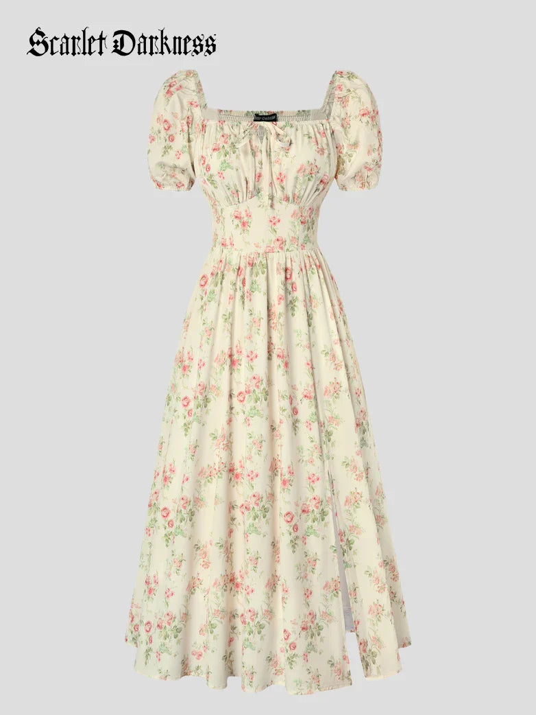 JOSETTE™ - Provence Slit Party Sundress
