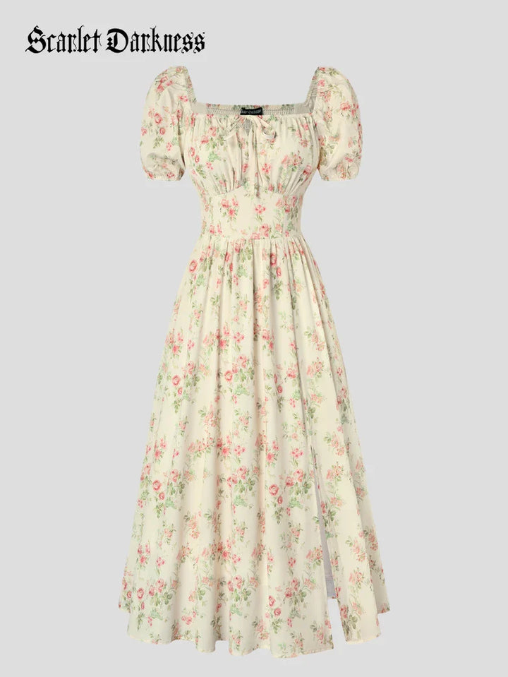 JOSETTE™ - Provence Slit Party Sundress